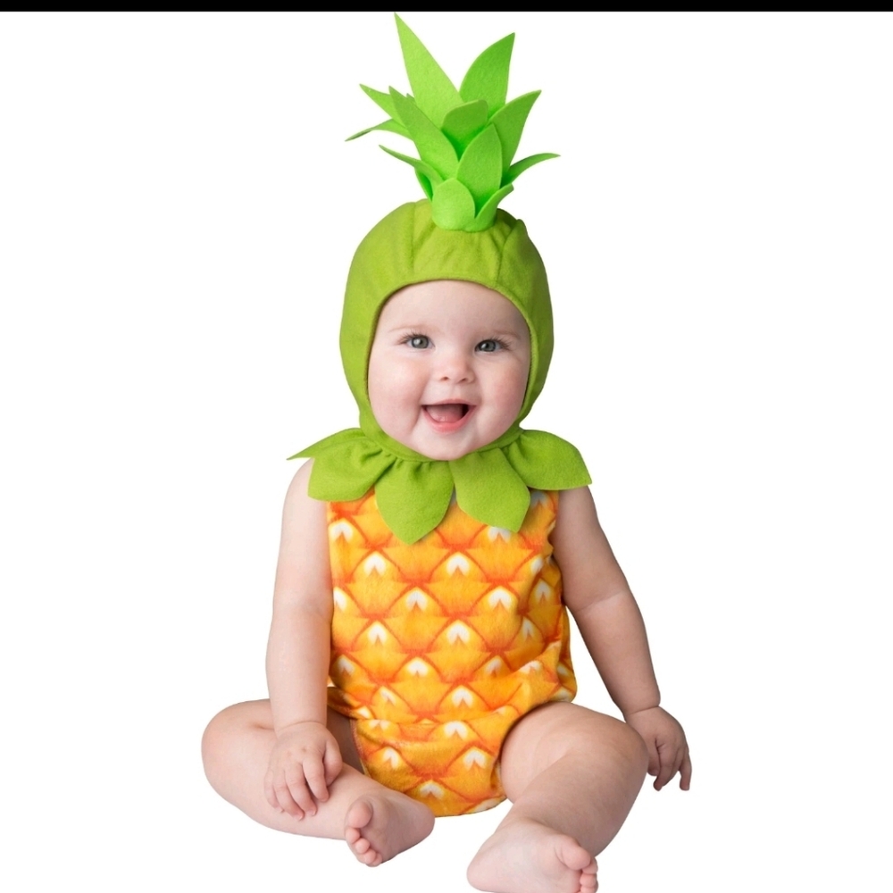 Pineapple Infant Halloween Costume Size 12-18 Months